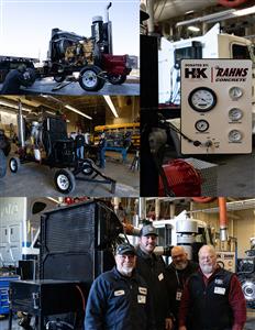 Rahns Concrete & H&K Group, Inc. Join To Donate Engine To Local Tech School